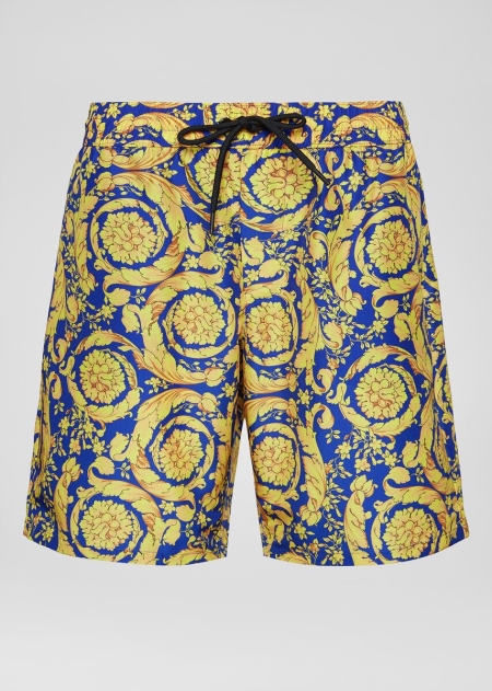 Versace Barocco Print Badbyxor Herr - 910587LNM